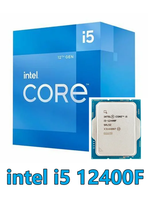 Core i5 12400F процессор LGA1700 CPU H610 B760 Z790 B660